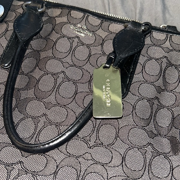 Coach Black and Brown Signature Tote Bag - Picture 15 of 17